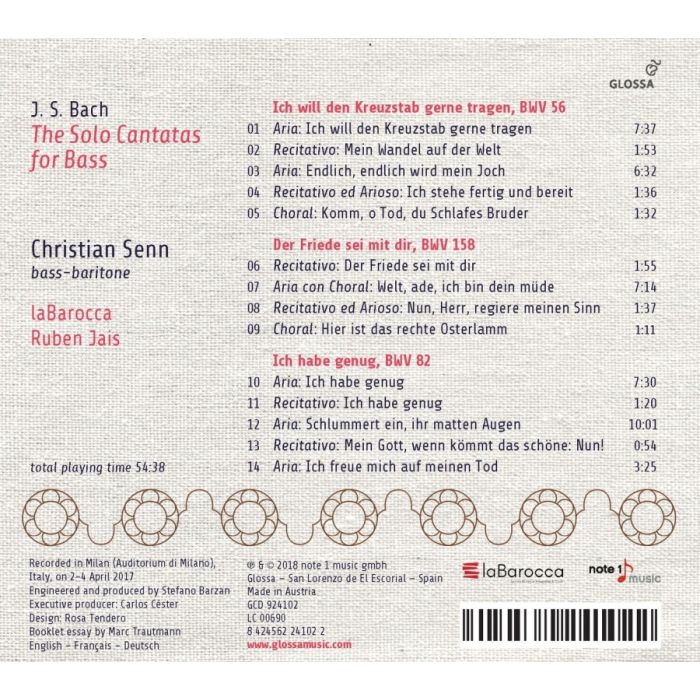 Bach: The Solo Cantatas for Bass - slide-1