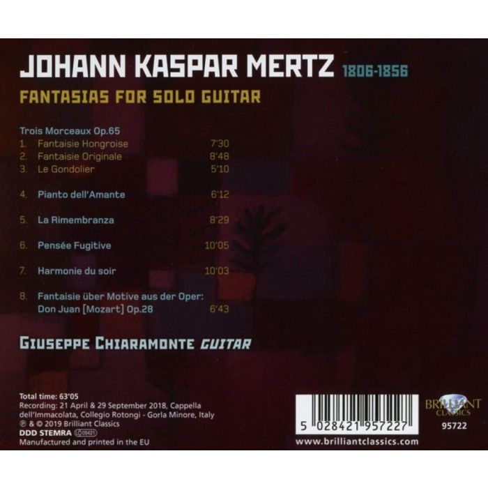 Mertz: Fantasias for Solo Guitar - slide-1