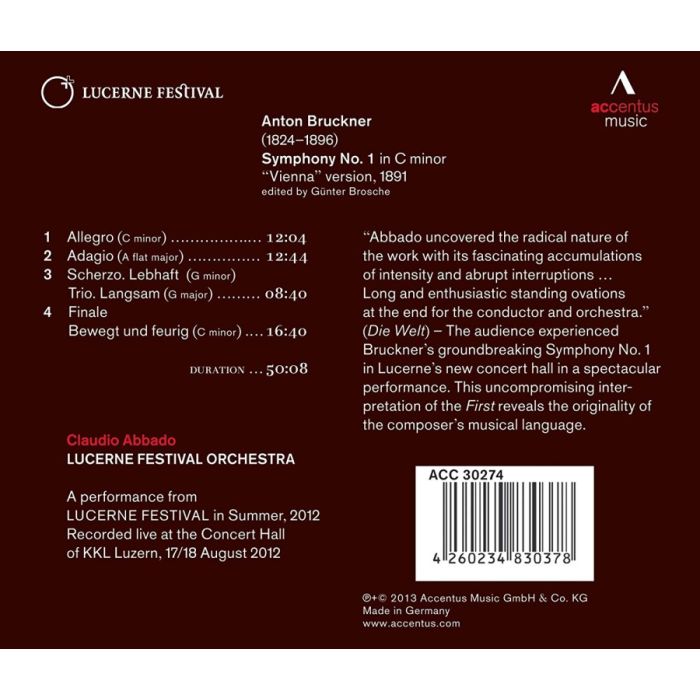 Bruckner: Symphony No. 1 - slide-1