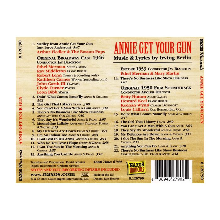 Irving Berlin ‎– Annie Get Your Gun - slide-1