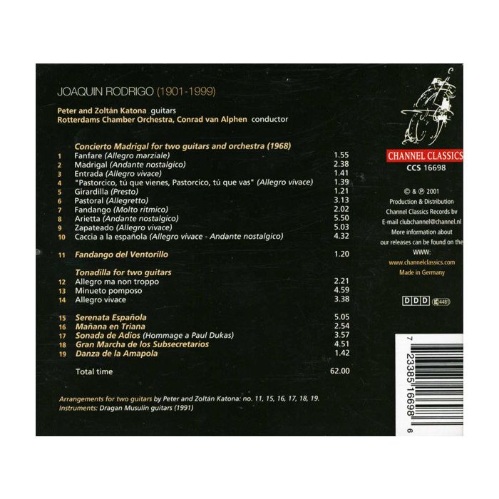 Rodrigo: Concierto madrigal for 2 guitar - slide-1