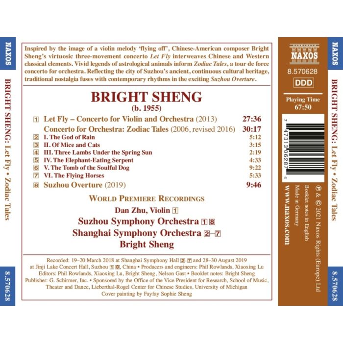 Sheng: Let Fly – Violin Concerto; Zodiac Tales – Concerto for Orchestra - slide-1