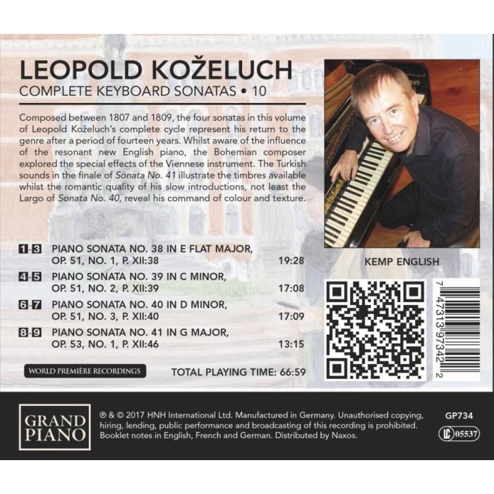 Koželuch: Keyboard Sonatas Vol. 10 - slide-1