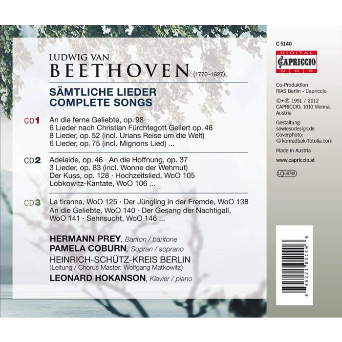 Beethoven: Complete Songs for Voice & Piano - slide-1