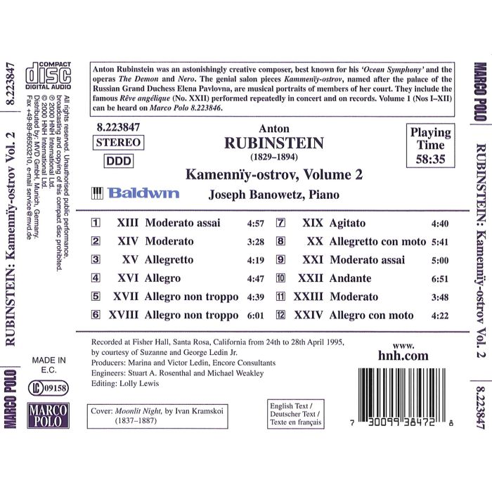 RUBINSTEIN: Kamenniy ostrov vol. 2 - slide-1