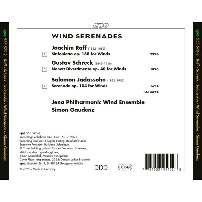 Raff; Schreck; Jadassohn: Wind Serenades - slide-1