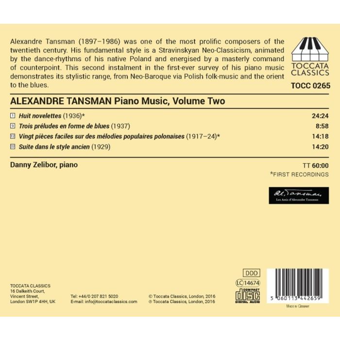 Tansman: Piano Music Vol. 2 - slide-1