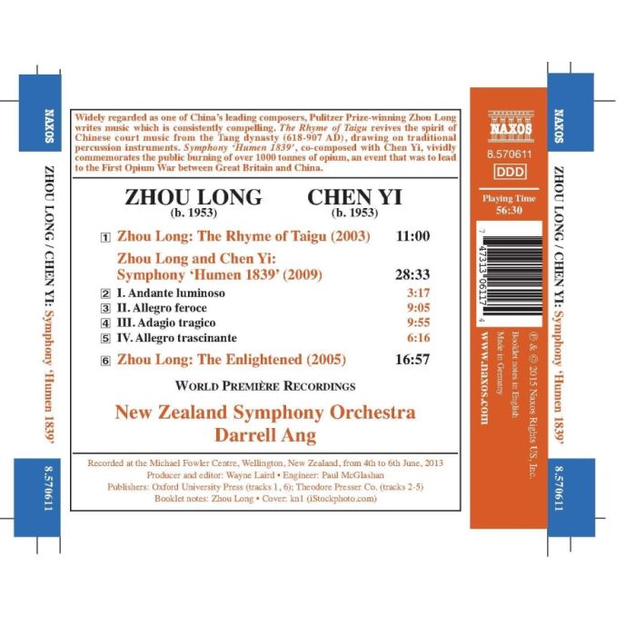 Zhou Long / Chen Yi: Symphony 