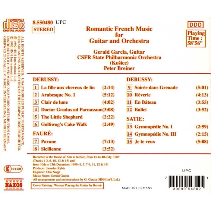 Romantic French Music for Guitar and Orchestra - slide-1