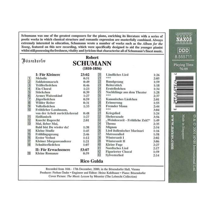 SCHUMANN: Album fur die Jugend - slide-1