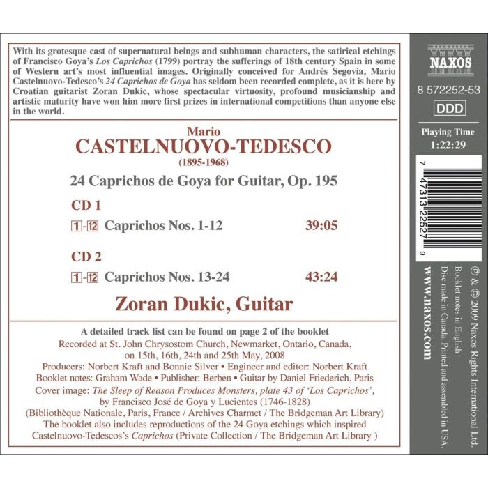 CASTELNUOVO-TEDESCO: 24 caprichos - slide-1