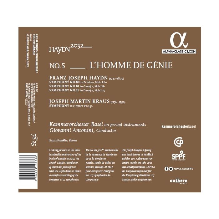 Haydn 2032 Vol. 5: L'Homme De Genie - slide-1