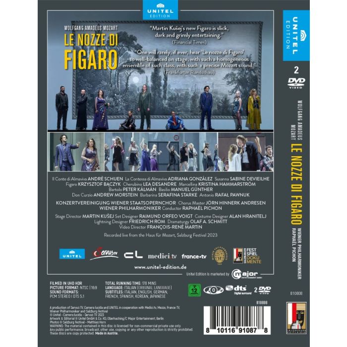 Mozart: Le nozze di Figaro (DVD) - slide-1