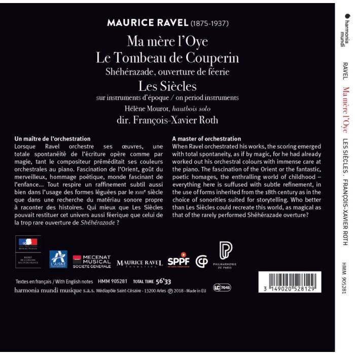 Ravel: Ma mère l'Oye; Shéhérazade; Le Tombeau de Couperin - slide-1
