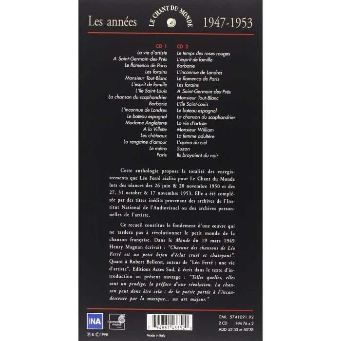 Léo Ferré: La Vie D'Artiste - slide-1