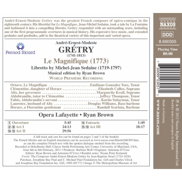 Gretry: Le Magnifique - slide-1