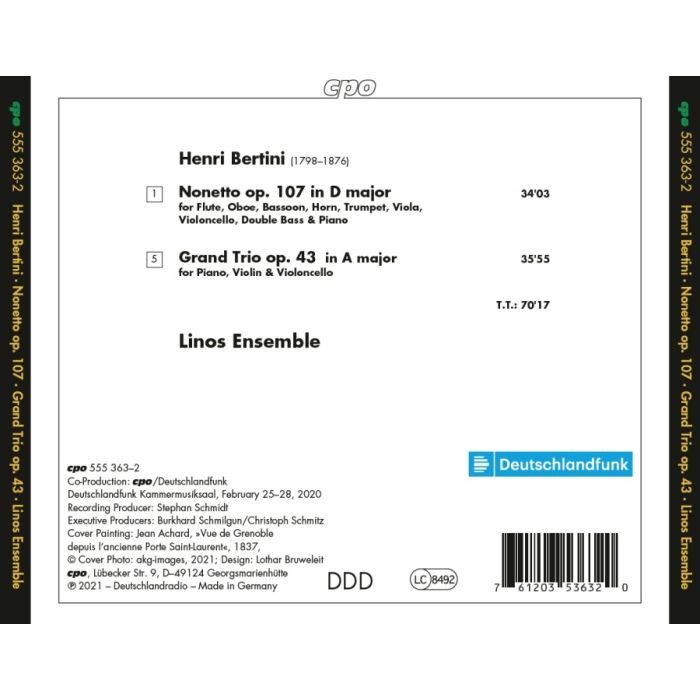 Bertini: Nonetto op. 107; Grand Trio op. 43 - slide-1