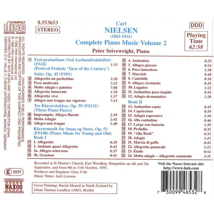 NIELSEN: Complete Piano Music - slide-1