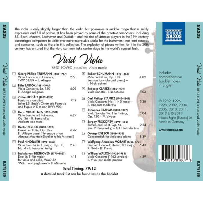 Vivid Viola - Best Loved classical viola music - slide-1