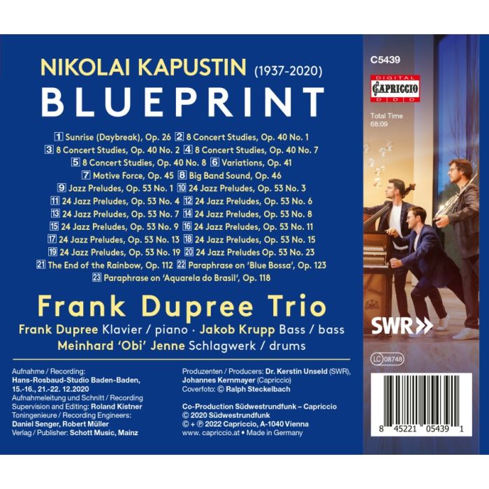 Kapustin: Blueprint - Piano music for jazz trio - slide-1
