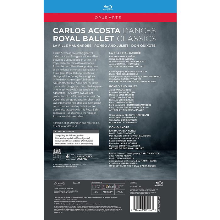 The Carlos Acosta Collection: La Fille mal gardee, Romeo & Julia, Don Quixote - slide-1