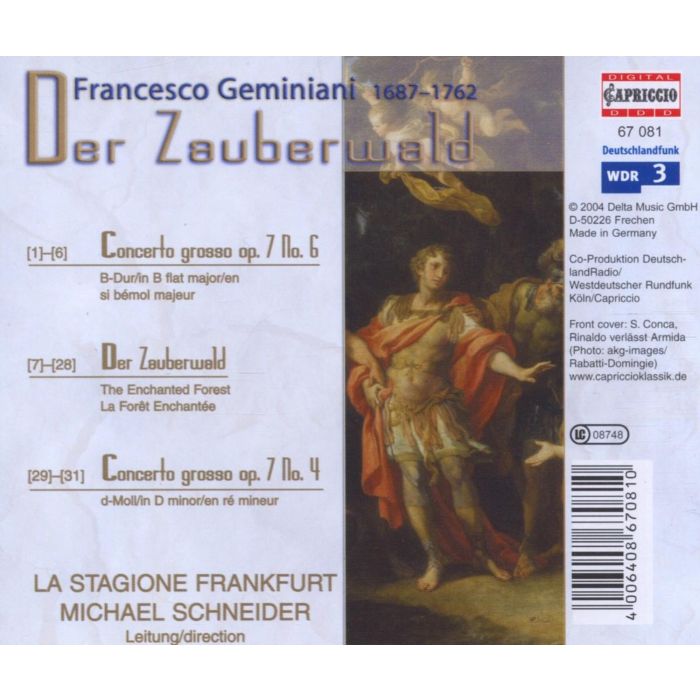GEMINIANI: Orchesterkonzert 