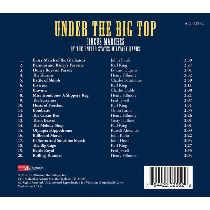 Under the Big Top - Circus Marches - slide-1