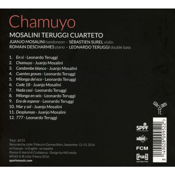 Mosalini Teruggi Cuarteto: Chamuyo - slide-1