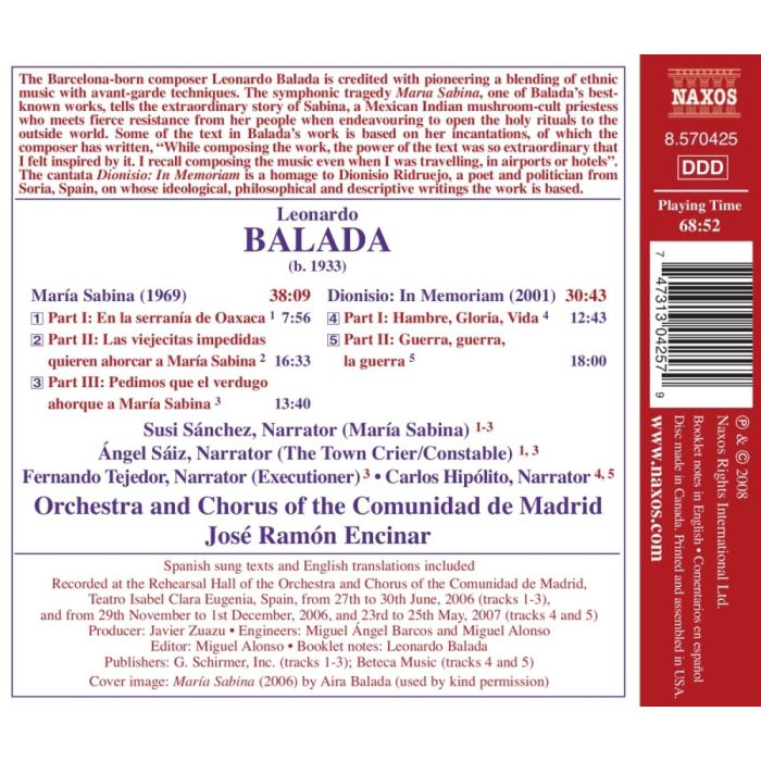 BALADA: Maria Sabina; Dionisio - In Memoriam - slide-1