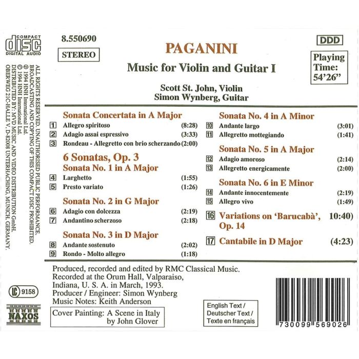 PAGANINI: Violin & Guitar 1 - slide-1