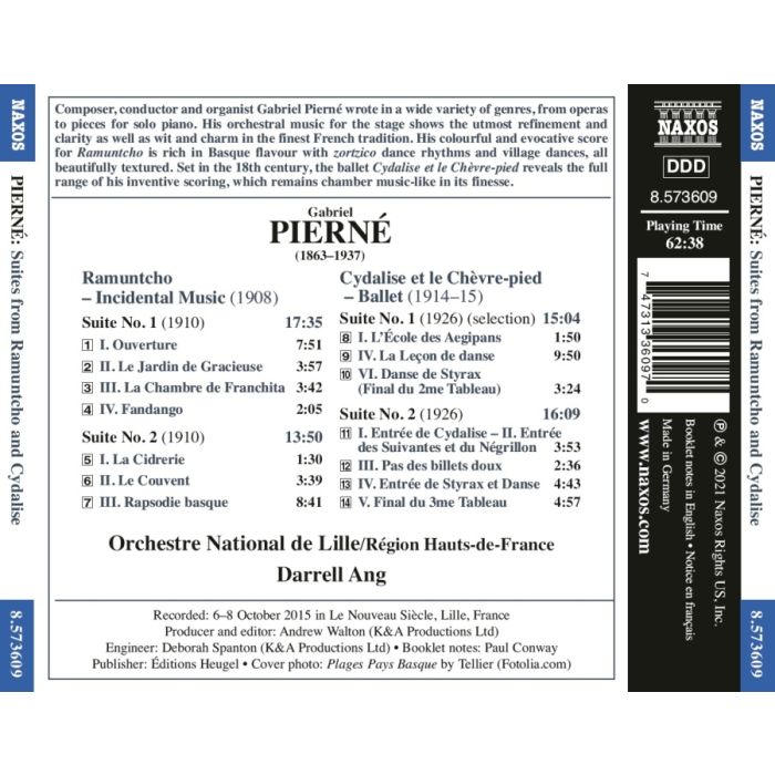 Pierné: Ramuntcho; Cydalise et le Chèvre-pied - Suites - slide-1