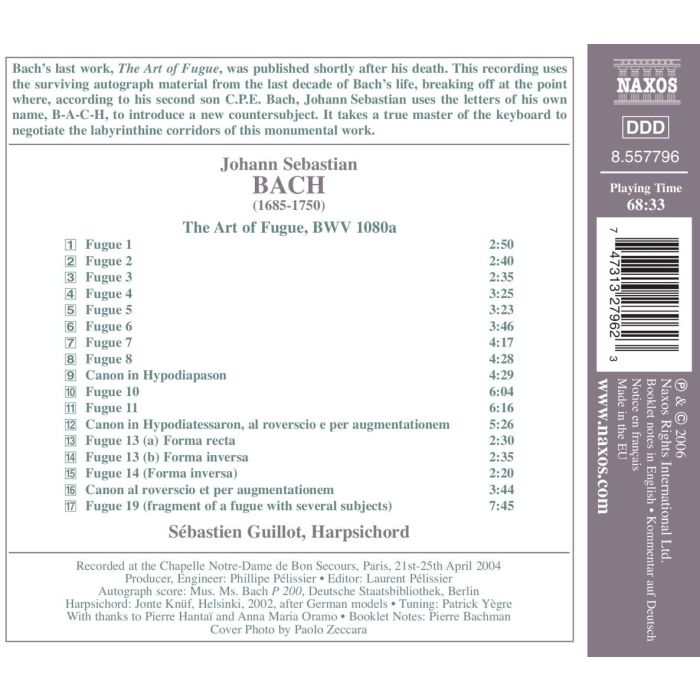 BACH: The art of fugue - slide-1