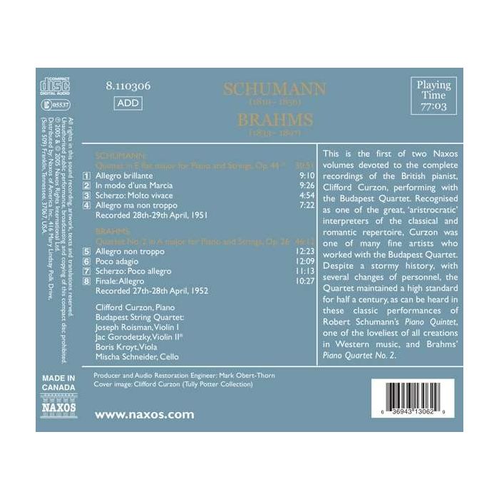 SCHUMANN / BRAHMS: Piano works - slide-1