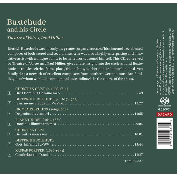 Buxtehude and his Circle - Förster; Buxtehude; Geist; Bruhns; Tunder - slide-1