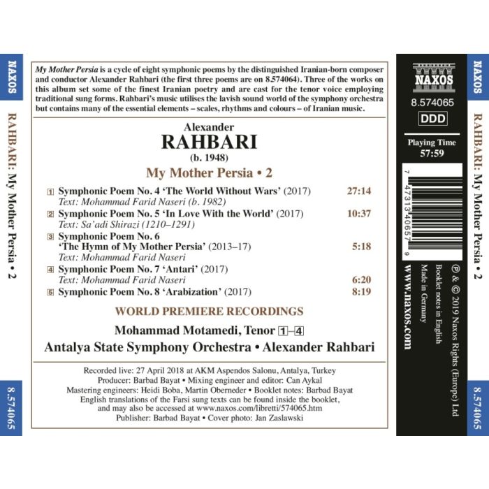 Rahbari: My Mother Persia - Symphonic Poems Vol. 2 - slide-1