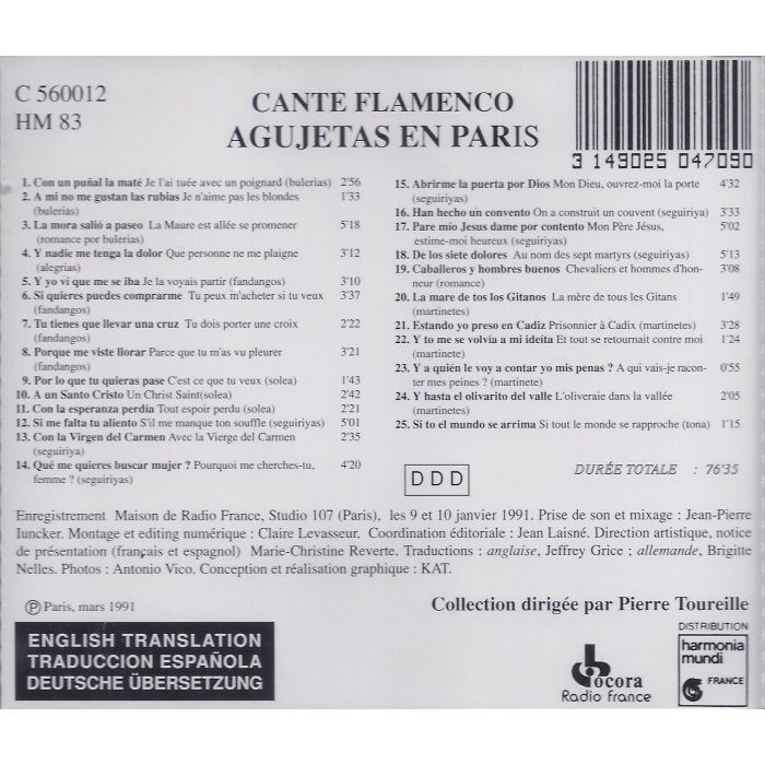 Agujetas ‎– Cante Flamenco - slide-1