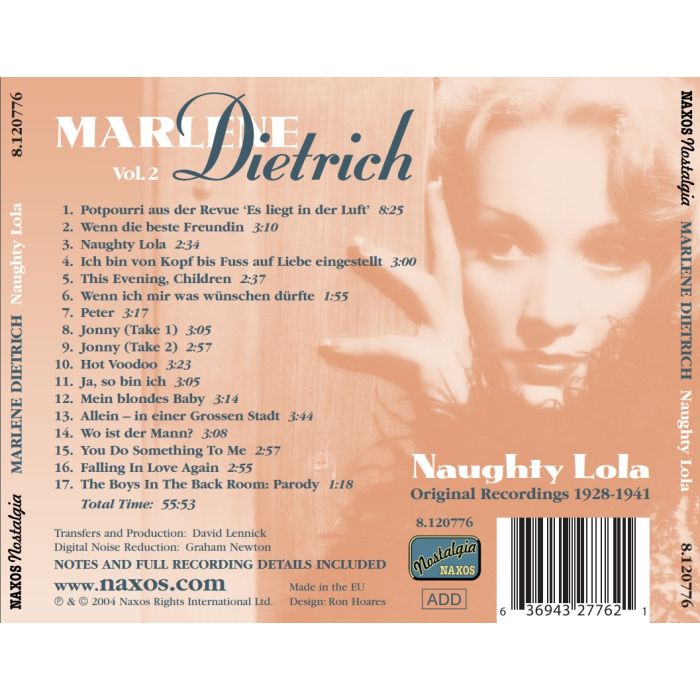 Dietrich, Marlene: Naughty Lola (1928-1941) - slide-1