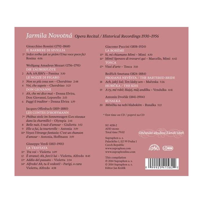 Jarmila Novotná: Opera Recital - Rossini, Mozart, Offenbach, Verdi, Puccini, ... - slide-1