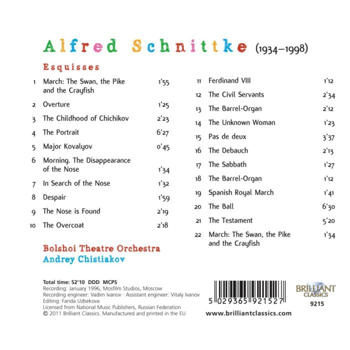 Schnittke: Sketches - slide-1