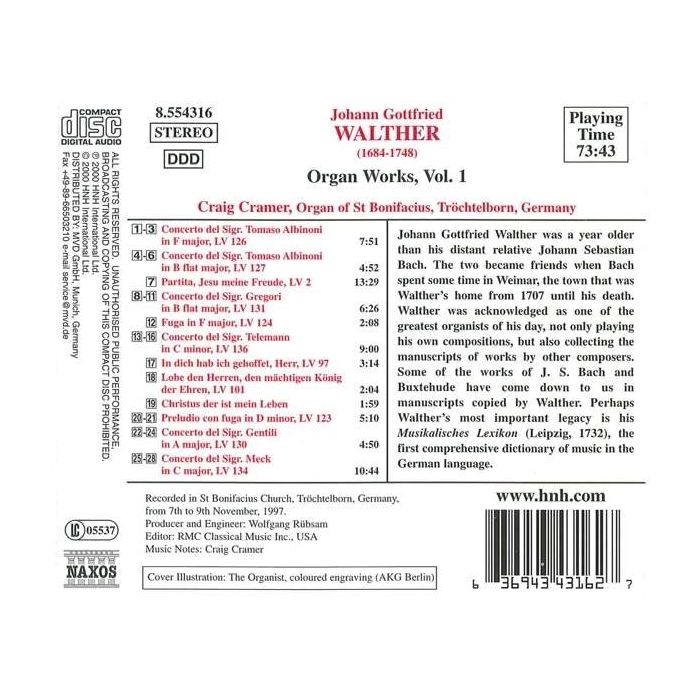 WALTHER: Organ Works vol. 1 - slide-1
