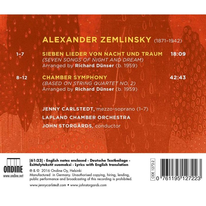Zemlinsky: Seven Songs Chamber Symphony - slide-1