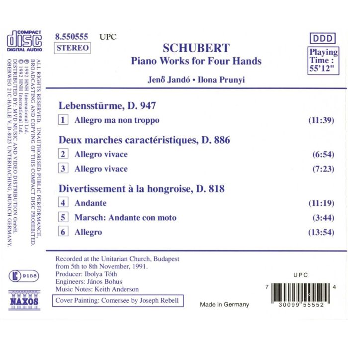 SCHUBERT: Piano Works 4 hands - slide-1