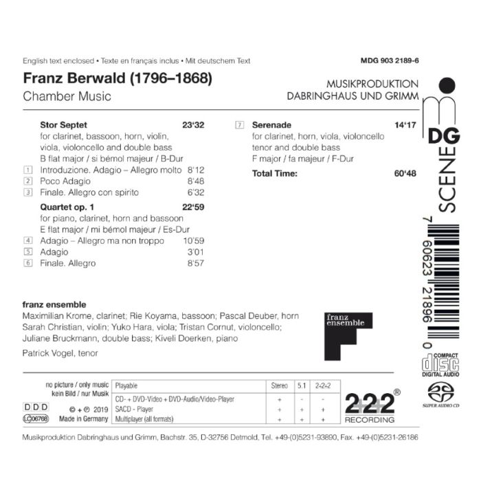 Berwald: Chamber Music - slide-1