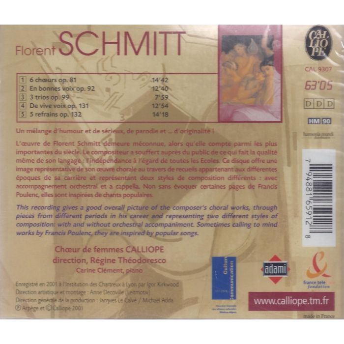 Schmitt: Integrale de la Musique pour Voix de Femmes - slide-1