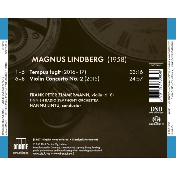 Lindberg: Tempus Fugit; Violin Concerto No. 2 - slide-1