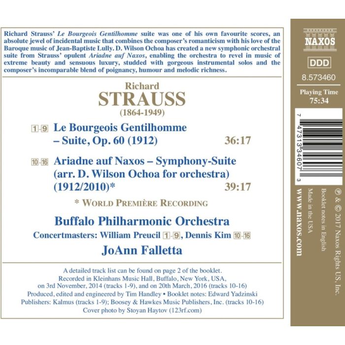 Strauss: Ariadne auf Naxos (Symphony-Suite) Le Bourgeois Gentilhomme - slide-1