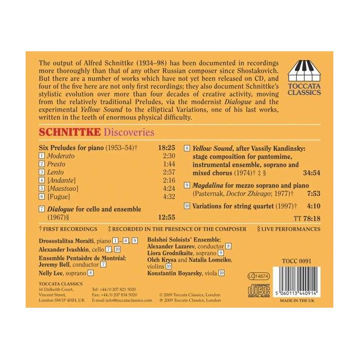 Schnittke: Discoveries - slide-1