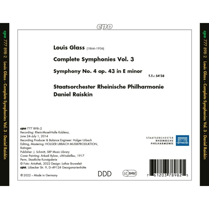 Louis Glass: Symphony No. 4 - slide-1
