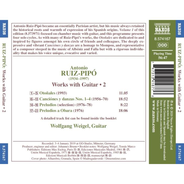 Ruiz-Pipó: Works with Guitar Vol. 2 - slide-1