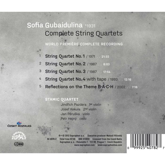 Gubaidulina: Complete String Quartets - slide-1